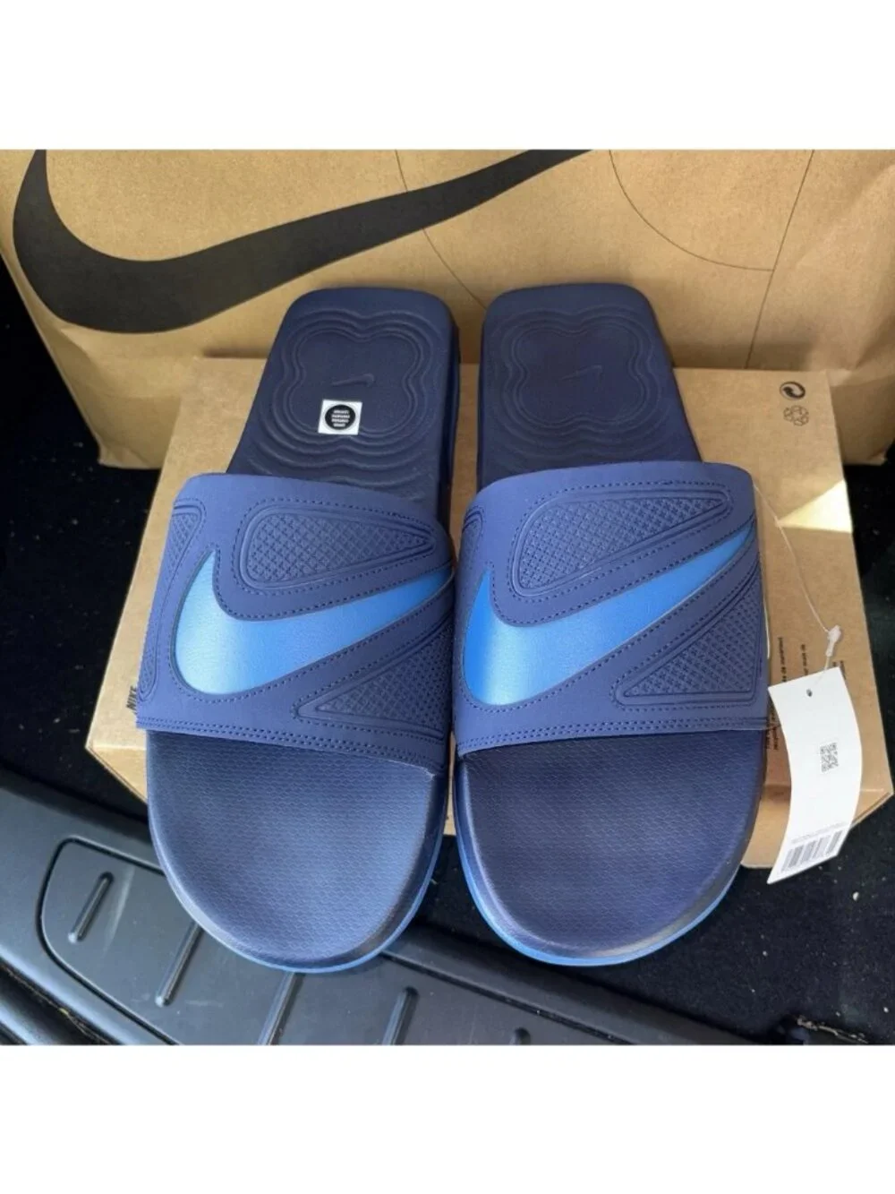 NEW Nike Men's Air Max Cirro Slides 'Midnight Navy' DC1460-401 Size 13